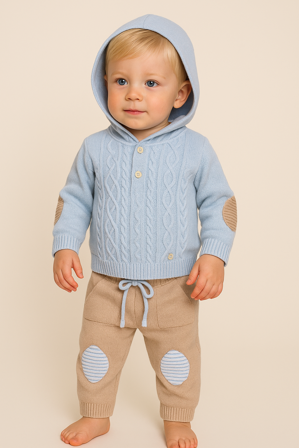 Comfy Set Azul Cielo y Beige