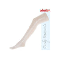 Panty de Nylon con Estampado Lateral Blanca