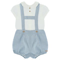 Conjunto de Tirantes Capri Azul Empolvado
