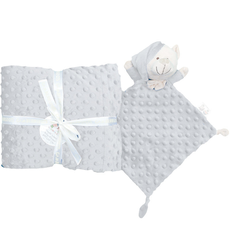 Set de Cuna: Manta, Almohada de Caramelo y Doudou