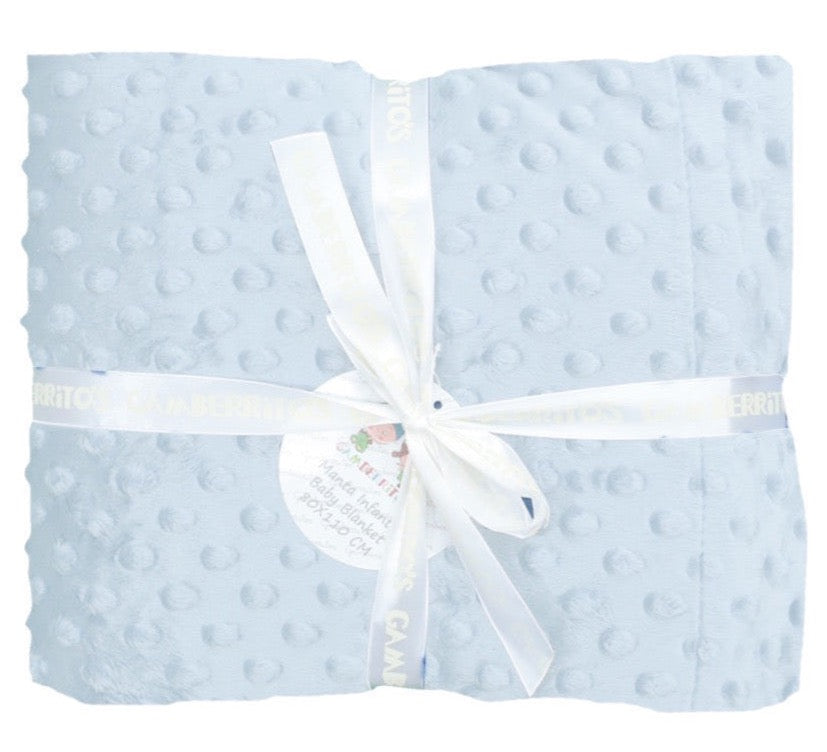 Manta Extra Suave con Osito Celeste