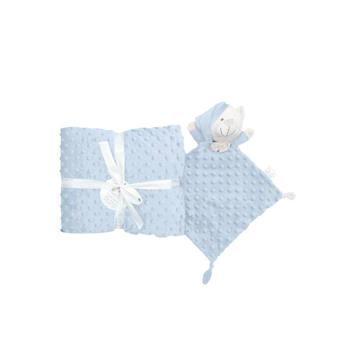 Manta Extra Suave con Osito Celeste