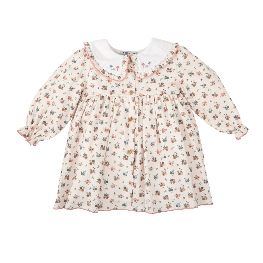 Vestido Mahonia Cuelo Oversized Bordado