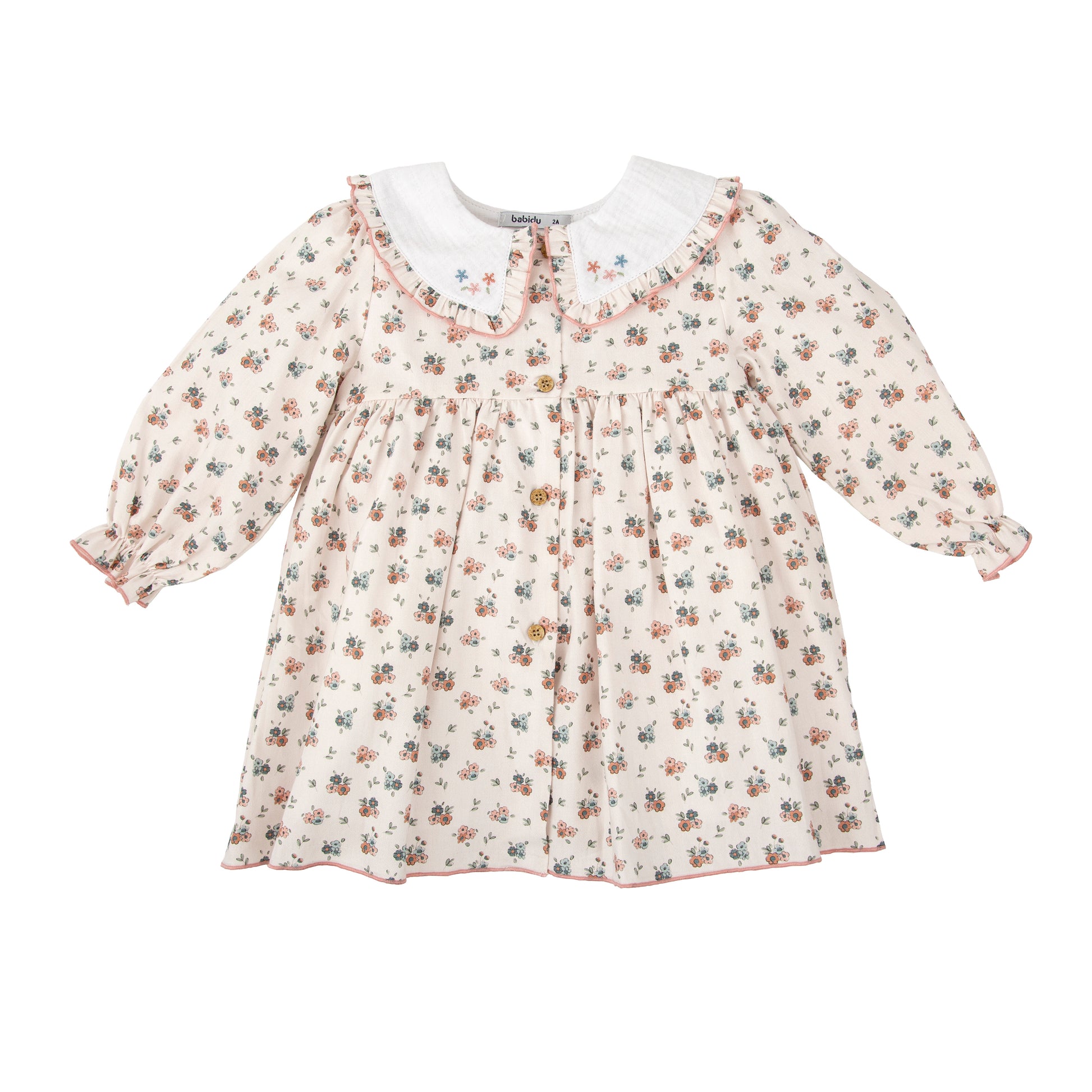 Vestido Mahonia Cuelo Oversized Bordado