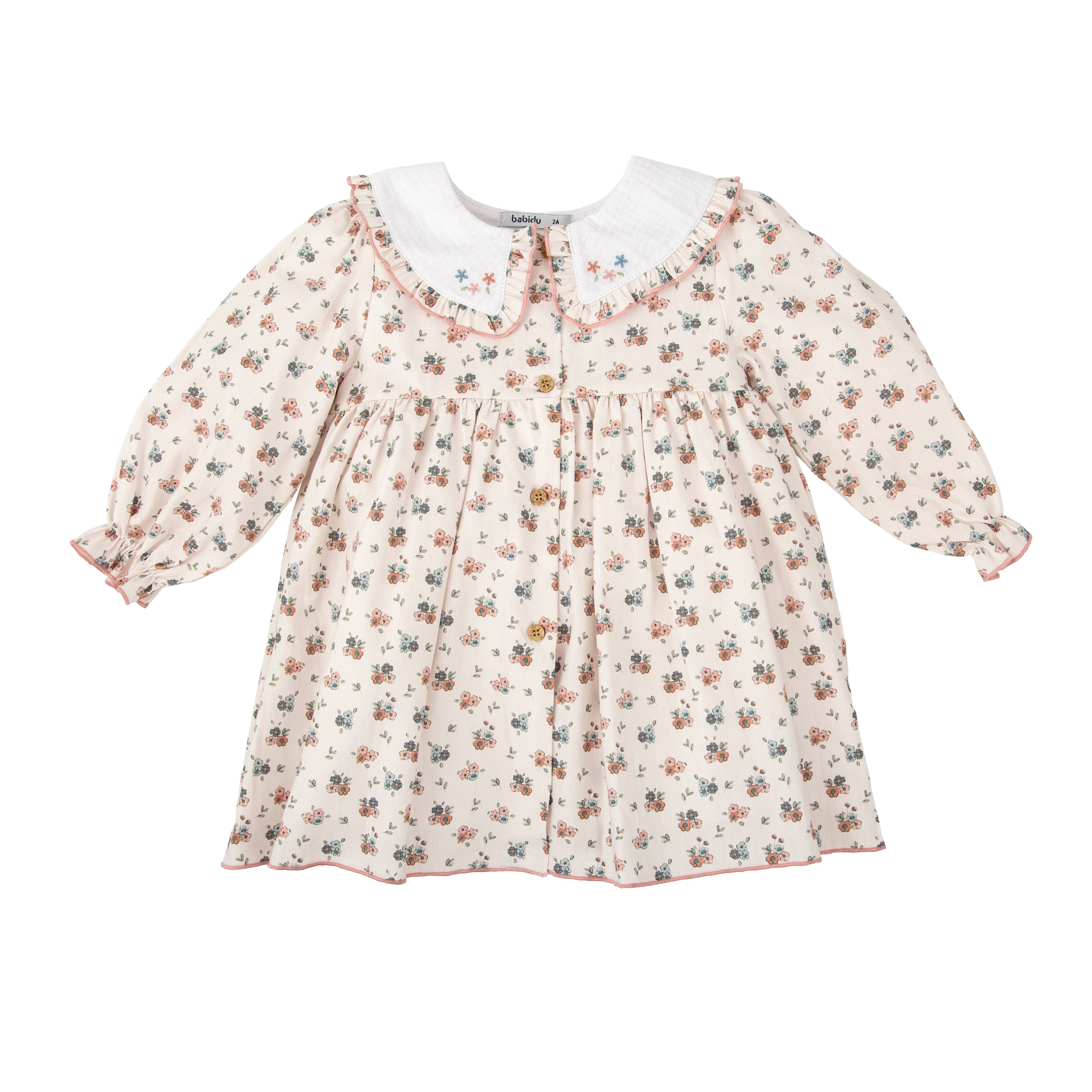 Vestido Mahonia Cuelo Oversized Bordado