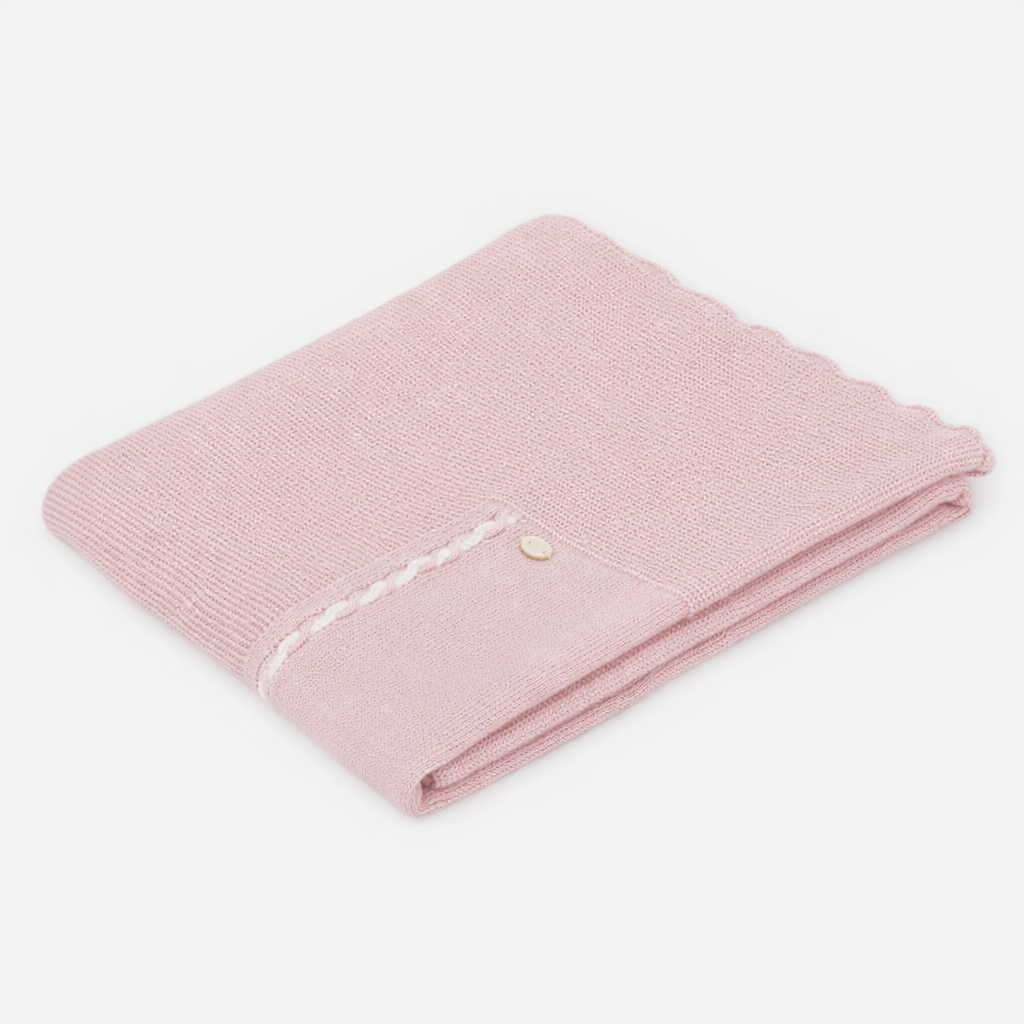 Toquilla Rosa Palo con Detalles Trenzados