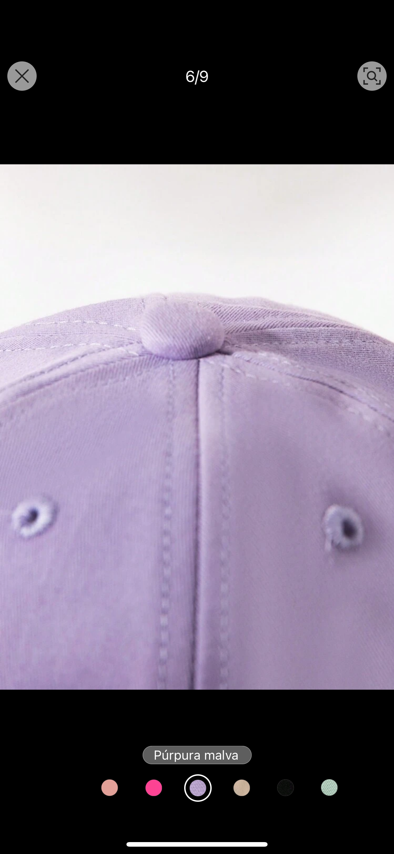 Gorra de Margarita Lila