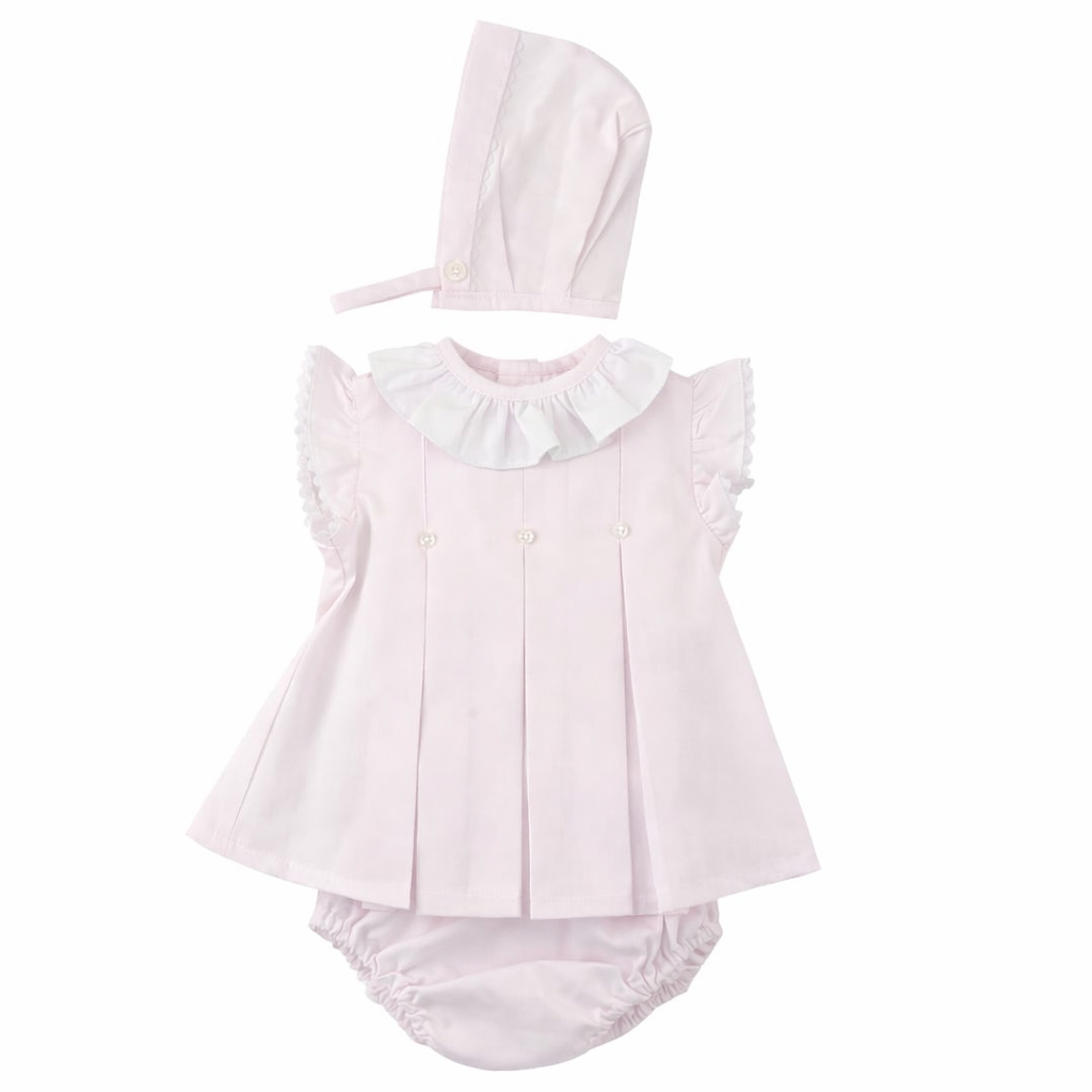 Jesusito Rosa Bebe de Pique con Capota