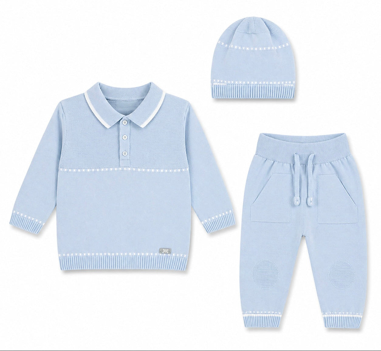 Comfy Set Azul Celeste de 3 Piezas