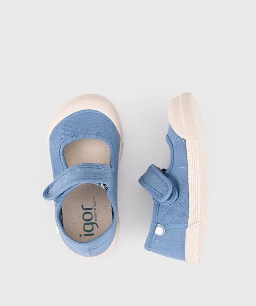 Merceditas de Lona Barefoot Denim