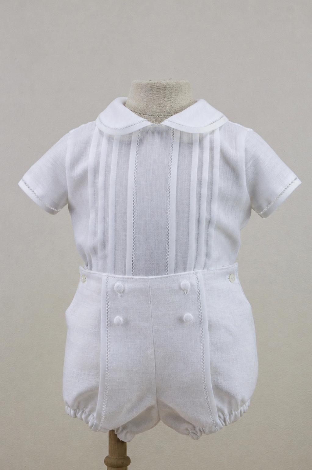 Conjunto de Ceremonia de Lino Off White