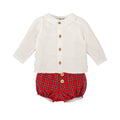 Conjunto Varón Tartán Clásico Rojo