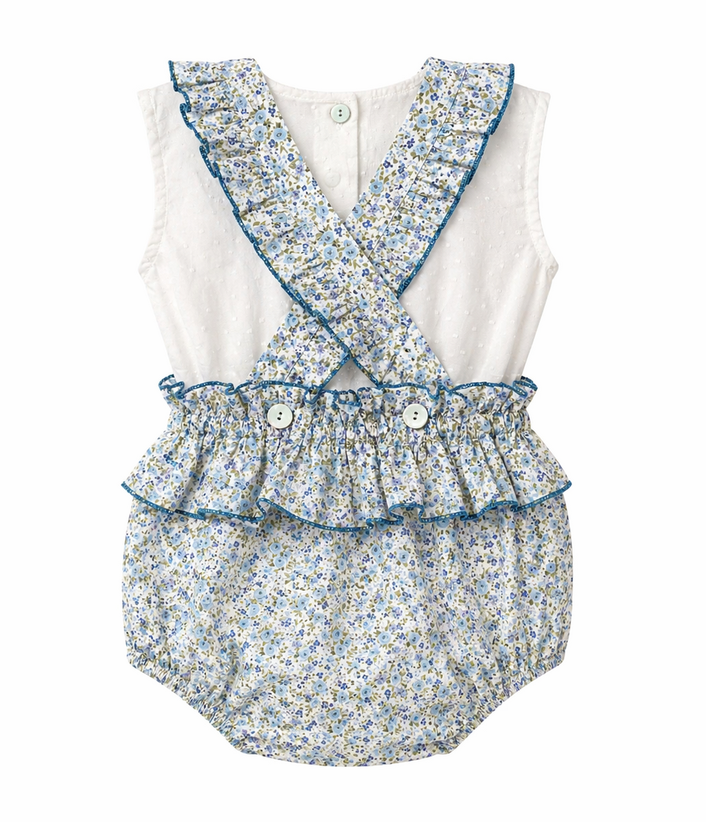 Conjunto Ranita Estampado Floral Lilydust y Blusa Plumeti