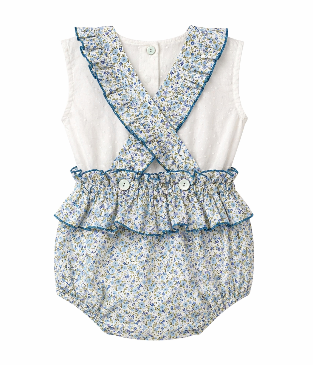 Conjunto Ranita Estampado Floral Lilydust y Blusa Plumeti