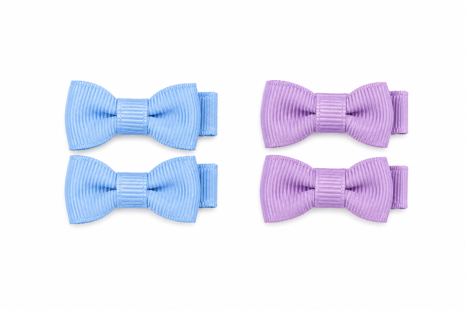 2 Mini Par de Pinzas Lila y Azul