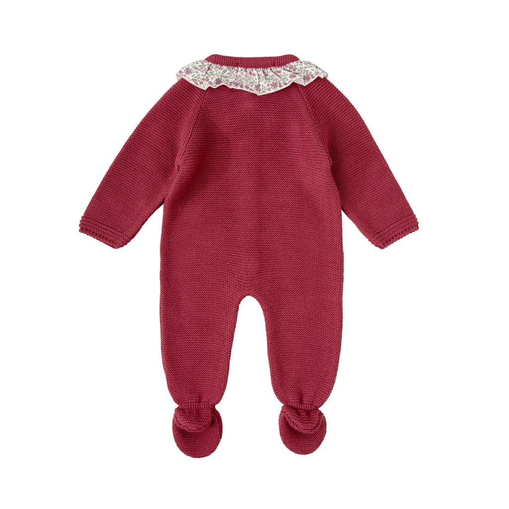 Conjunto Perle Cuello Batista en Color Uva