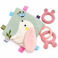 Libro Sensorial de Tela con Mordedor Para Bebe Conejito
