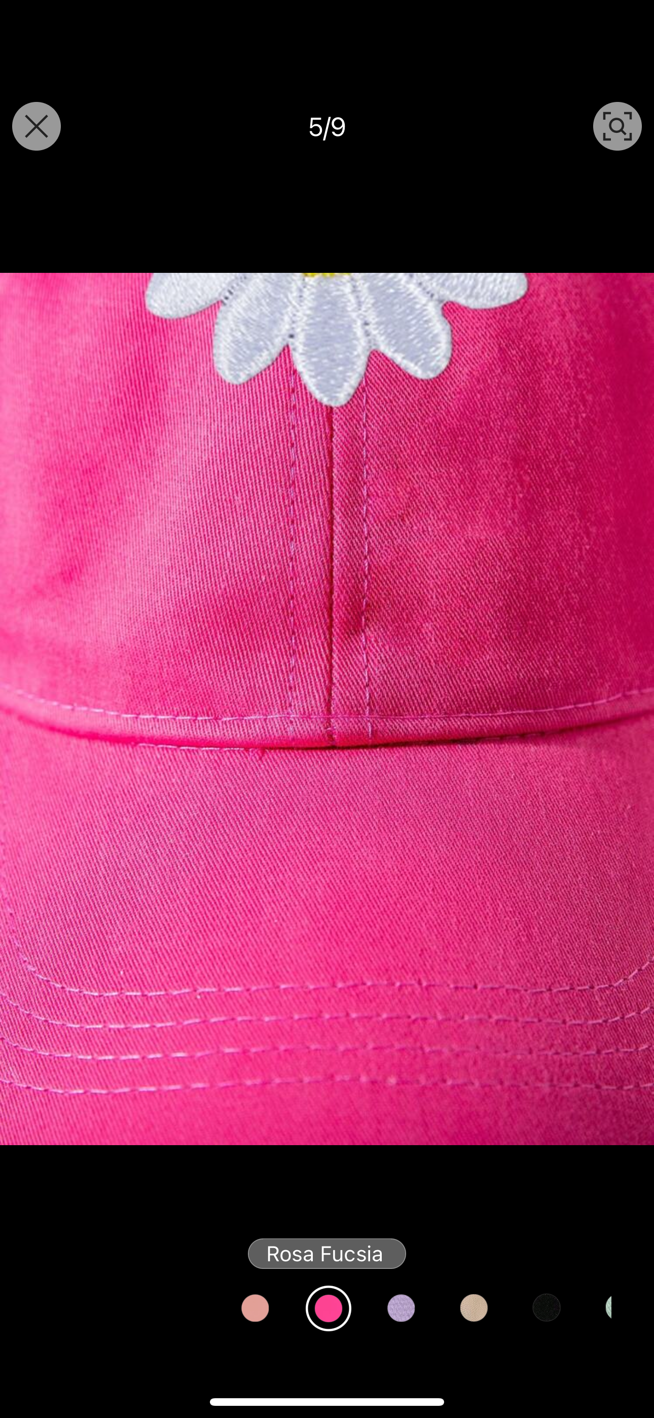 Gorra de Margarita Fucsia