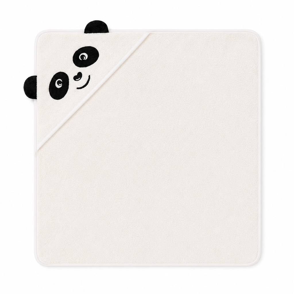 Toalla de Bano con Capucha Panda