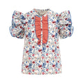 Camisa con Volados Colección Manzana