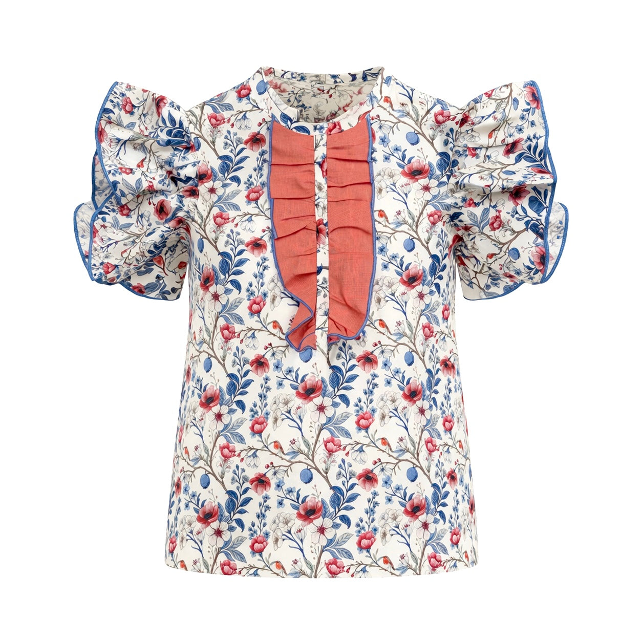 Camisa con Volados Colección Manzana