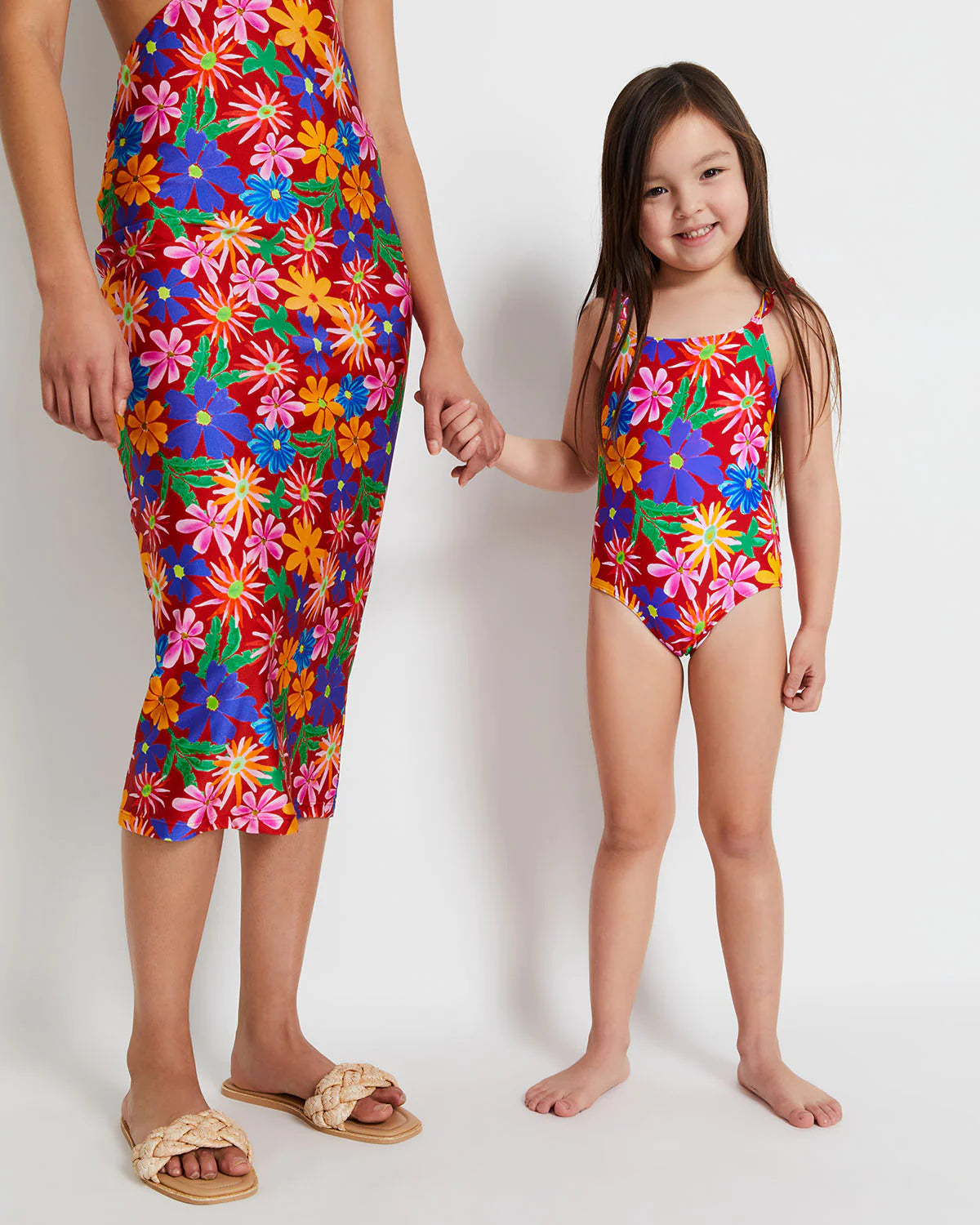 Traje de Baño Aster Entero Rojo
