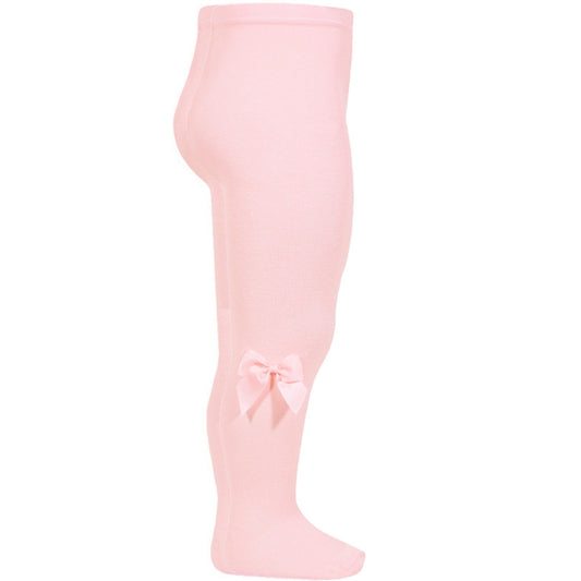 Leotardo Liso con Lazo Gross Rosa Bebe