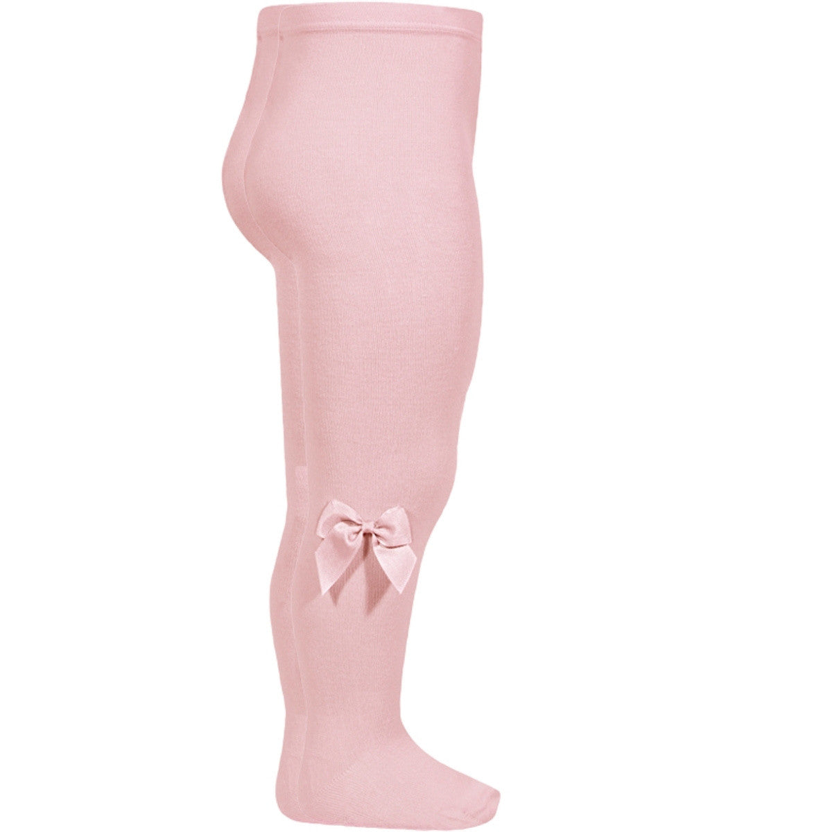 Leotardo Liso con Lazo Gross Rosa Palo