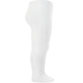 Leotardos Calado Lateral Blancos