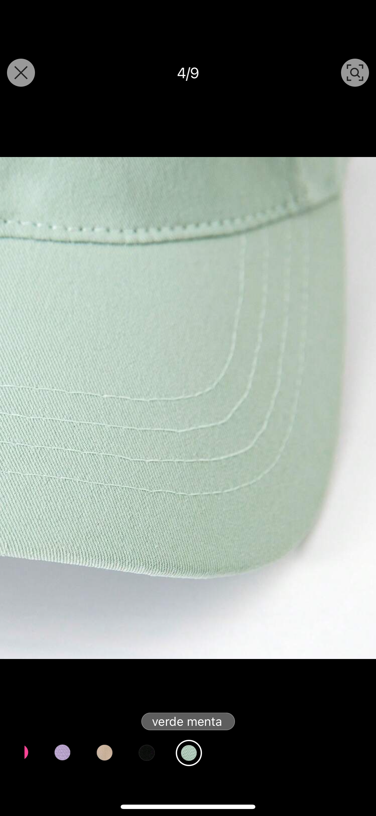 Gorra de Margarita Verde Pistacho