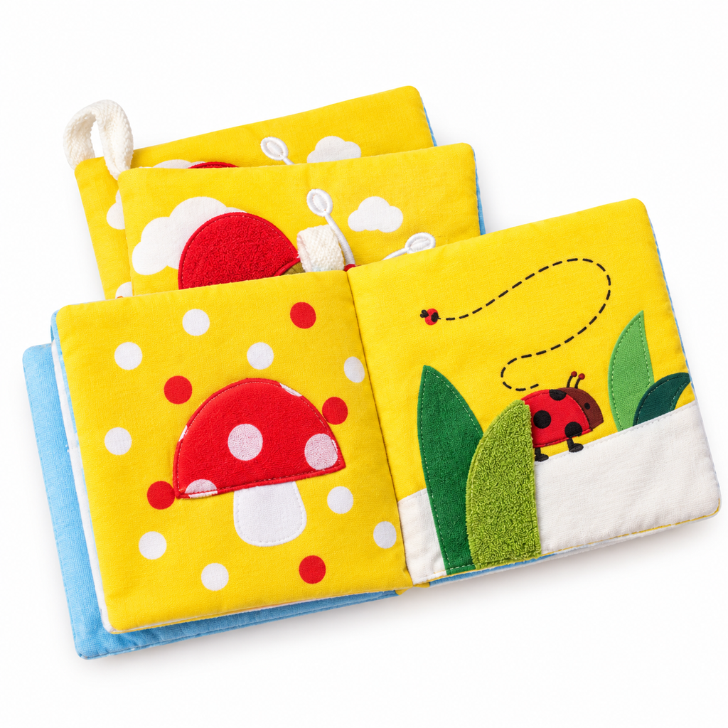 Libro Sensorial Para Bebes Mariposa