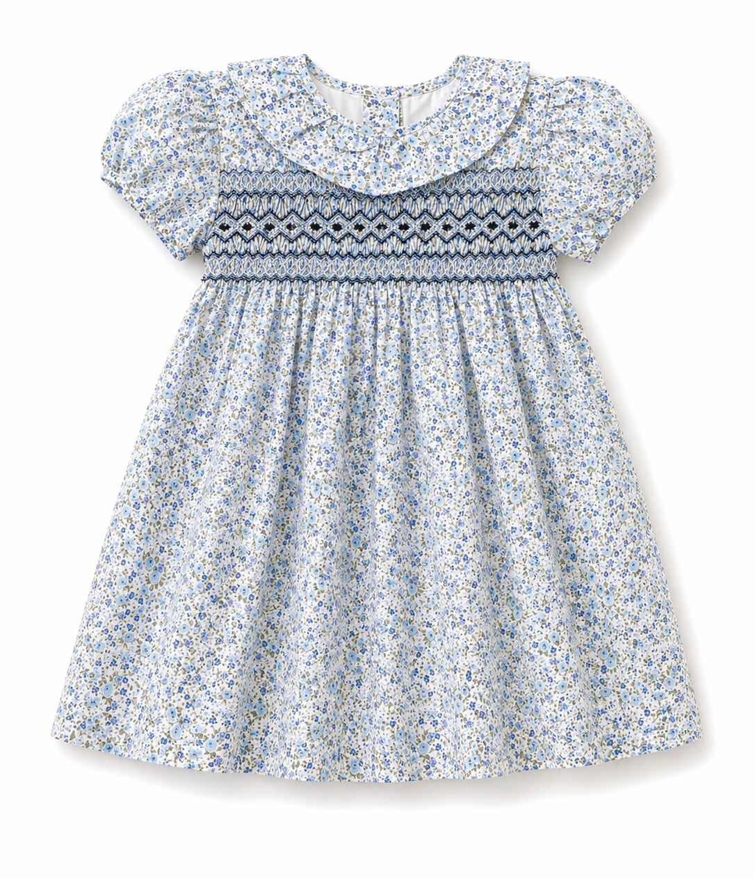 Vestido Nido de Abeja Lilydust Azul