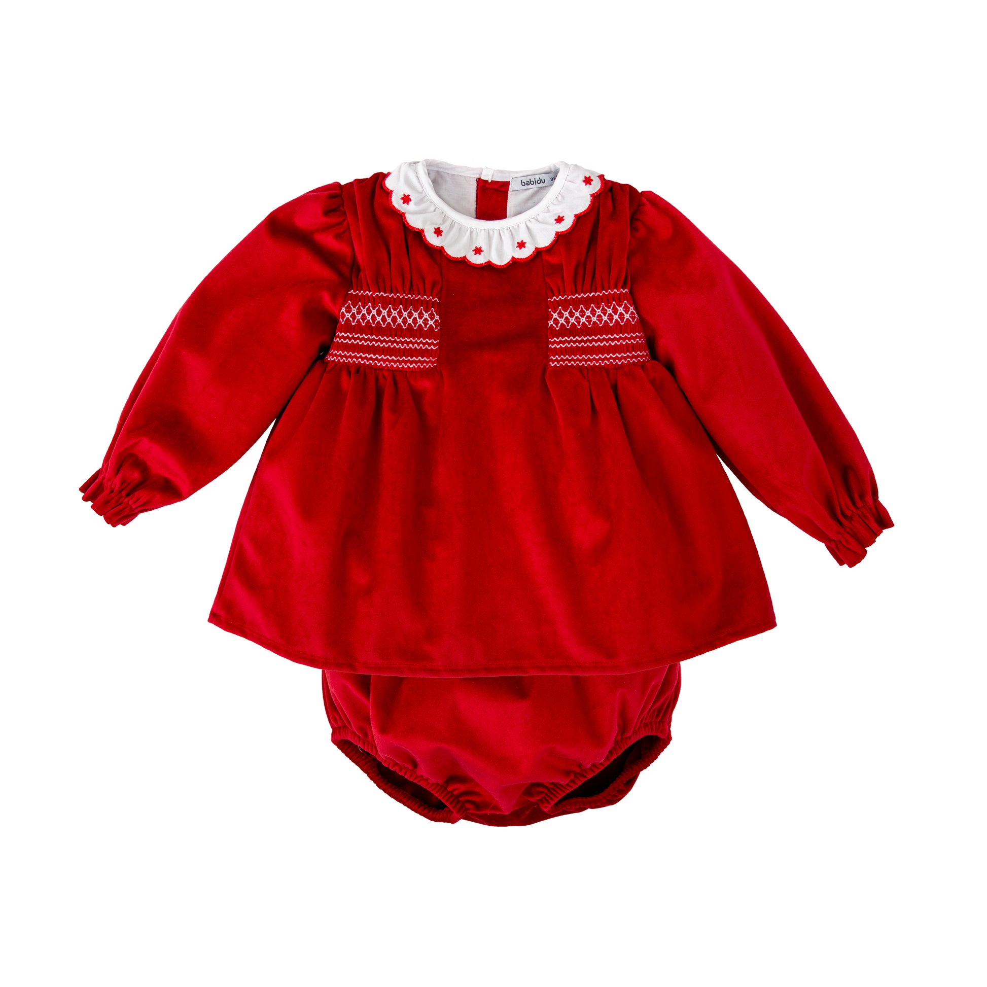 Jesusito Velvet Sierra Rojo con Cubre Pañal