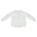 Camisa Blanca de Lino Manga Larga