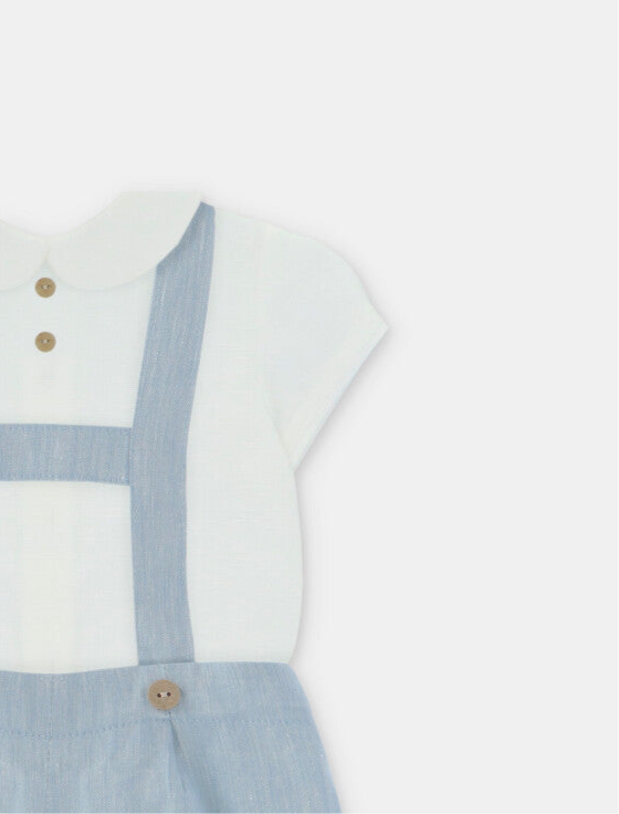 Conjunto de Tirantes Capri Azul Empolvado