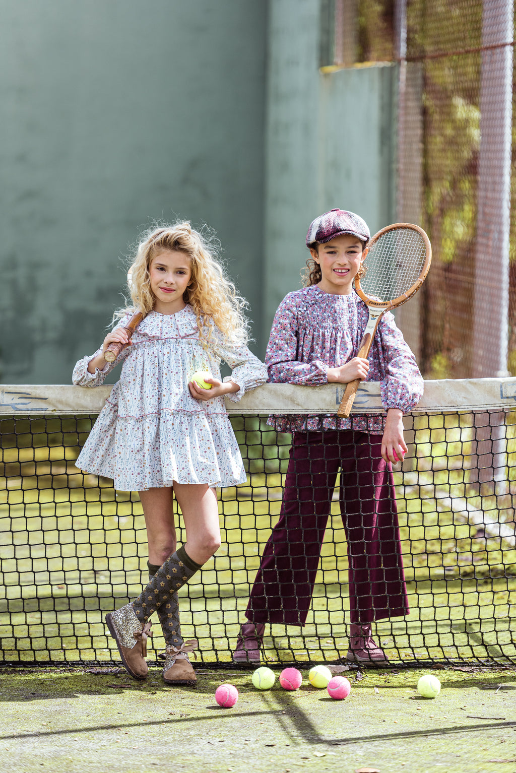Conjunto Cachemira Pantalón Burgundy y Camisa Estampada