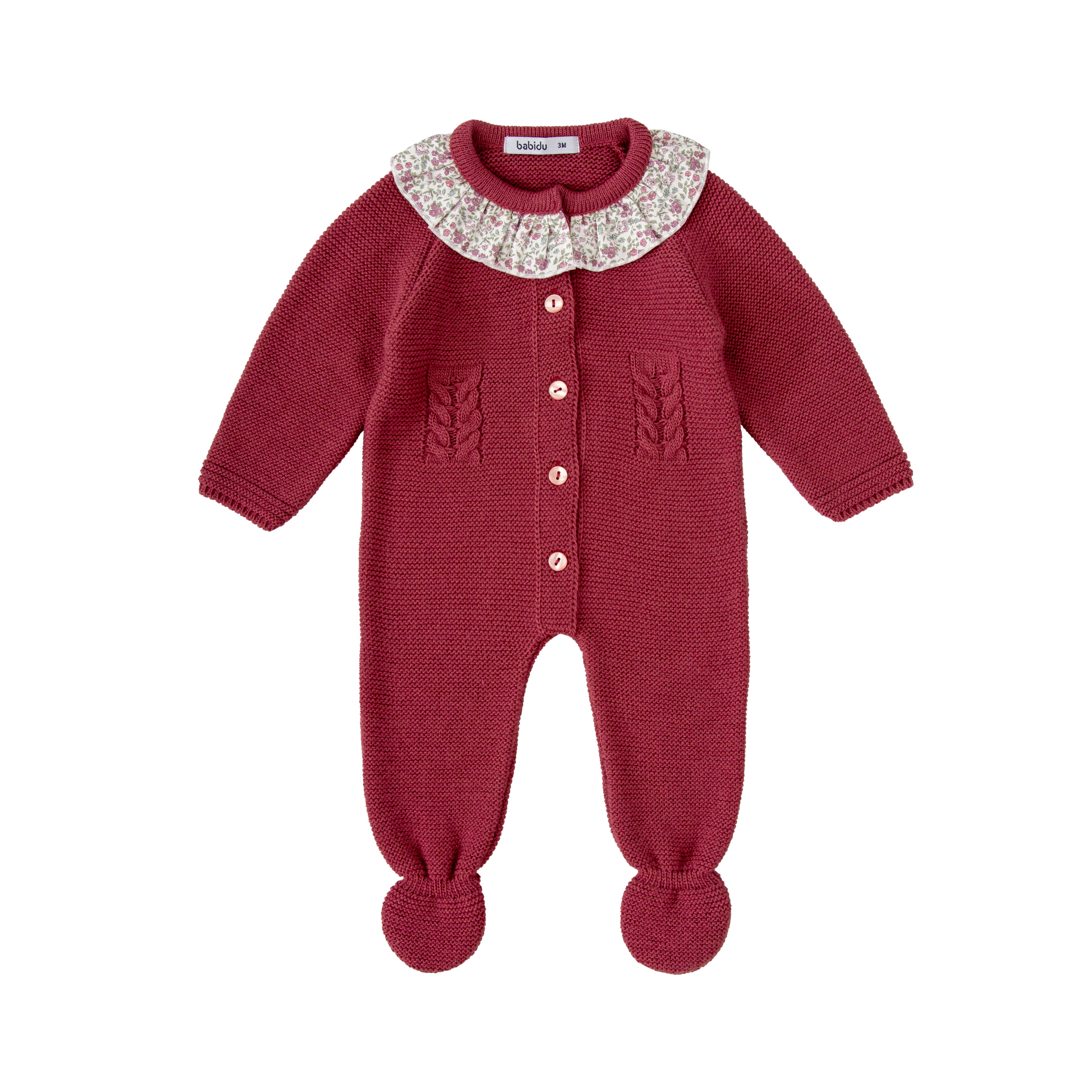 Conjunto Perle Cuello Batista en Color Uva