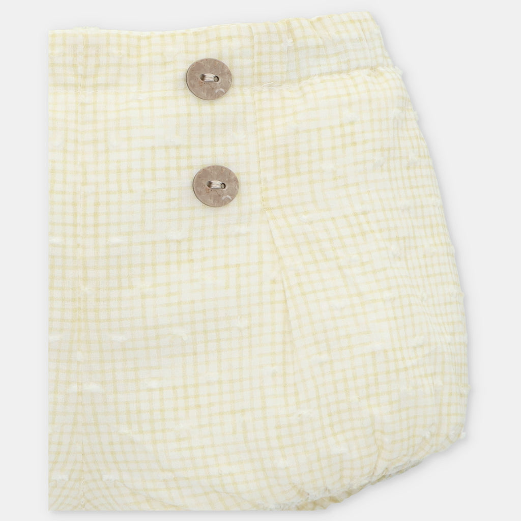 Conjunto de Jersey de Punto Amarillo Pastel con Bombacho Plumeti Winnipeg