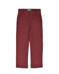 Pantalón Sarga Burdeos