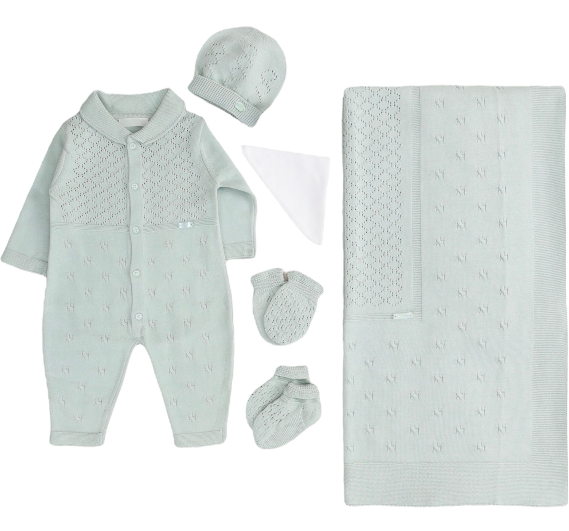 Set de Nacimiento Verde Empolvado