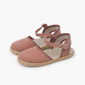 Espadrillas de Lona con Hebilla en Rosa Antique
