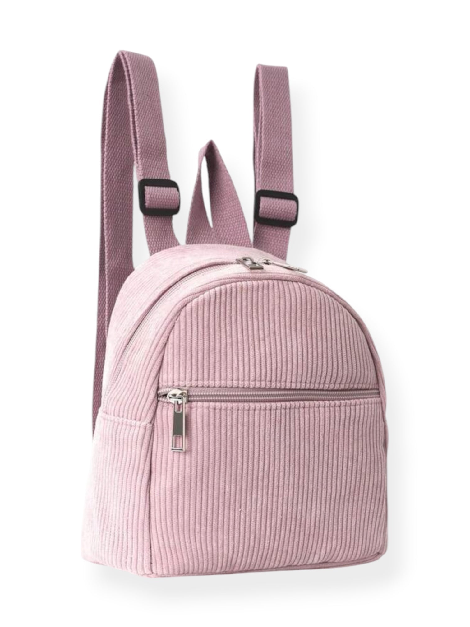 Mini Mochila de Pana Rosa
