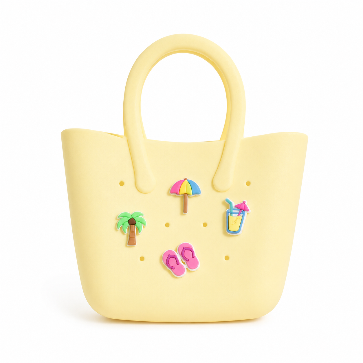 Mini Cartera de Silicon Pines Amarillo Pastel