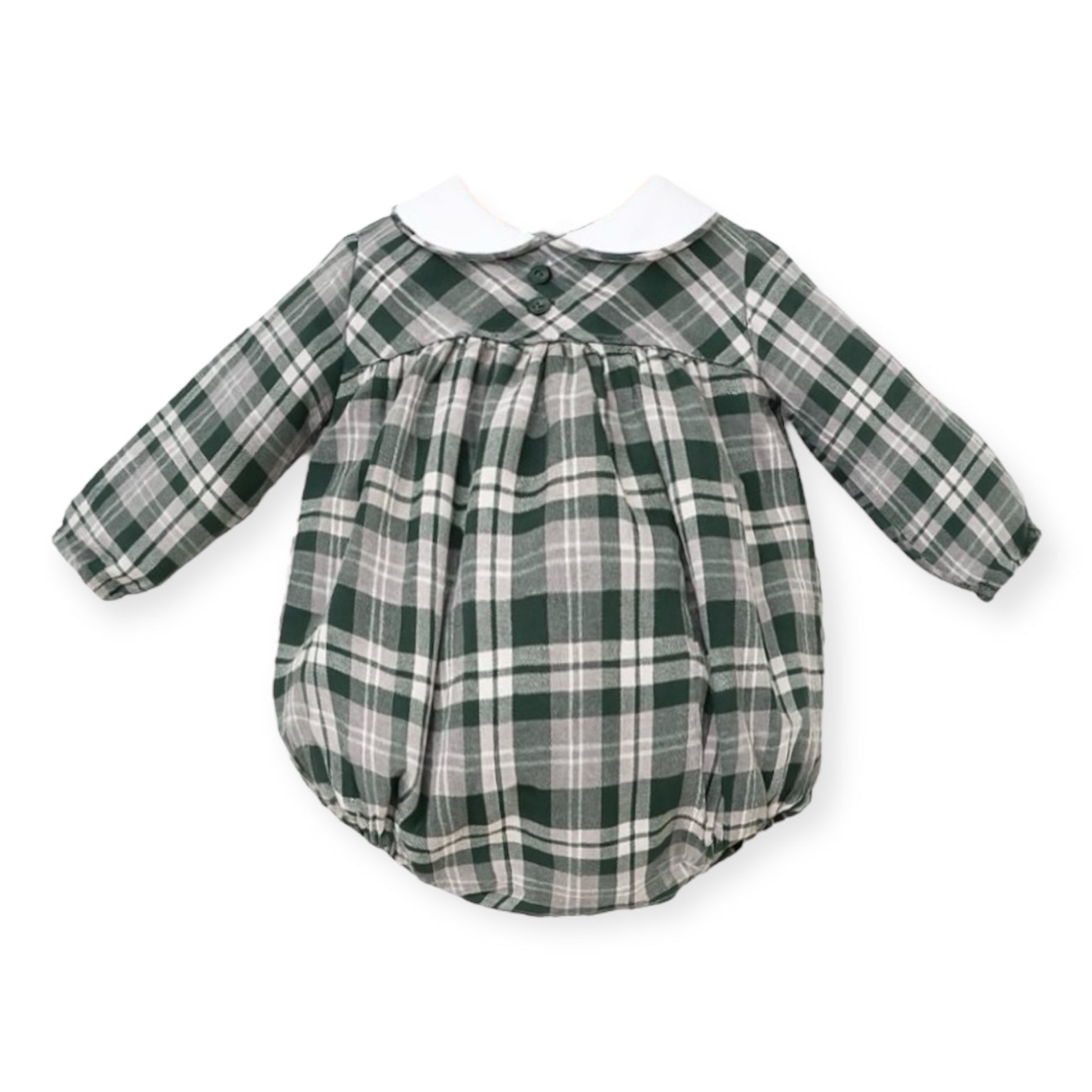 Pelele de Cuadros Verde Botella