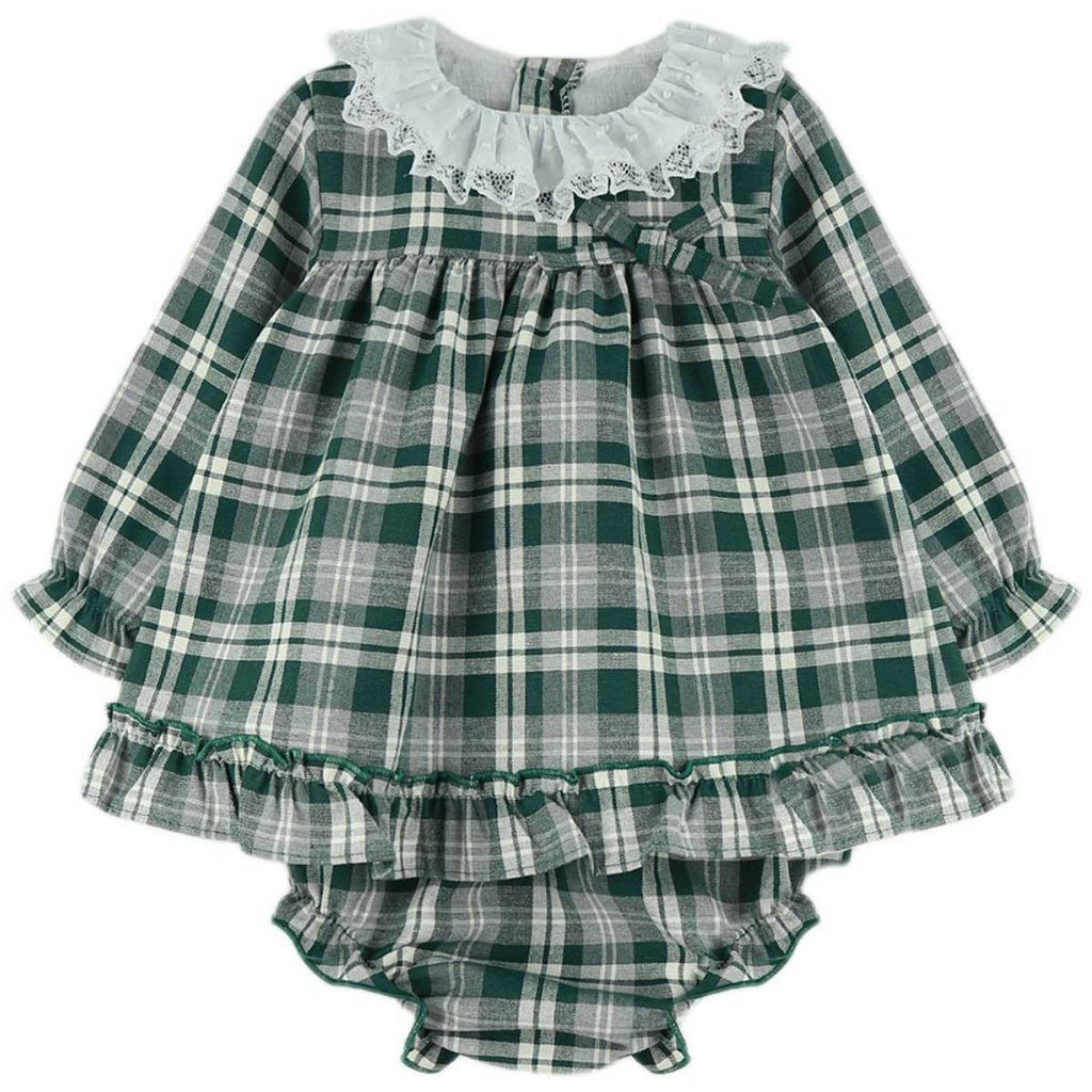 Jesusito de Cuadros Verde Botella Cuello Batista