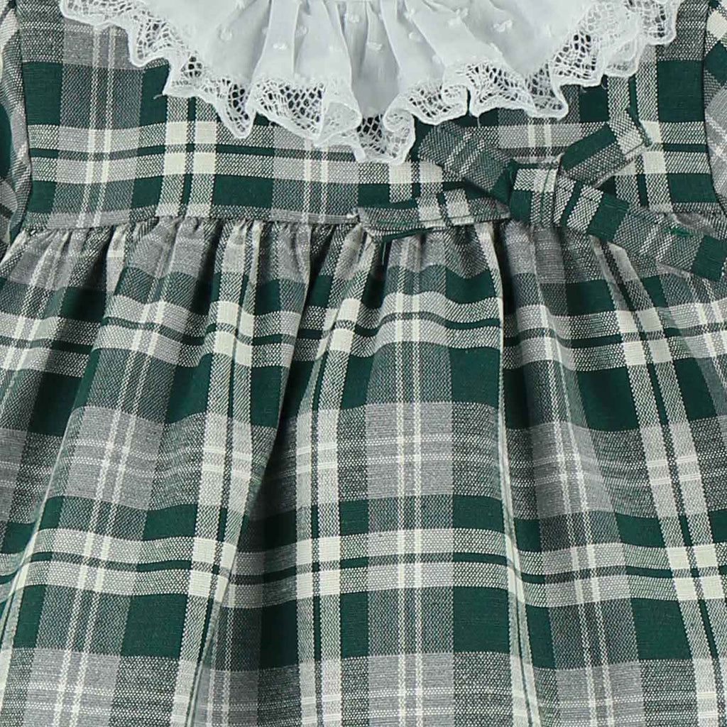 Jesusito de Cuadros Verde Botella Cuello Batista