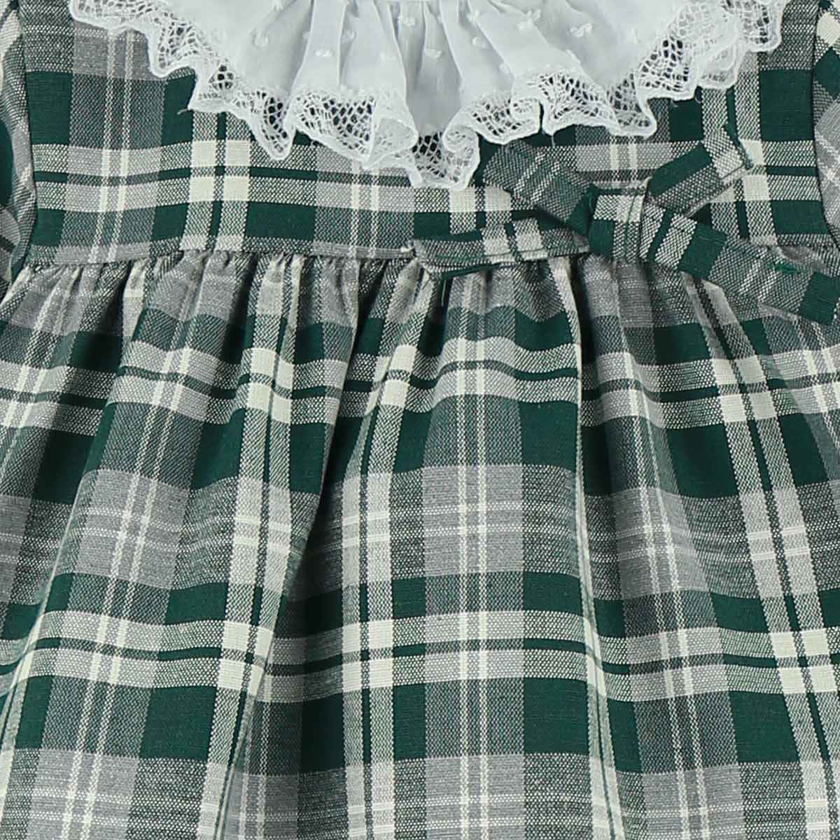 Jesusito de Cuadros Verde Botella Cuello Batista