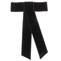 Pinza con Maxi Lazo de Terciopelo Negro