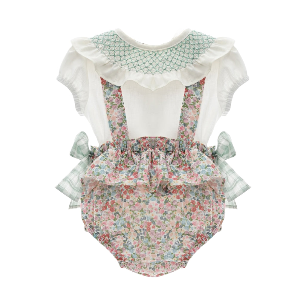 Conjunto de Ranita Lancelot con Camisa Nido de Abeja