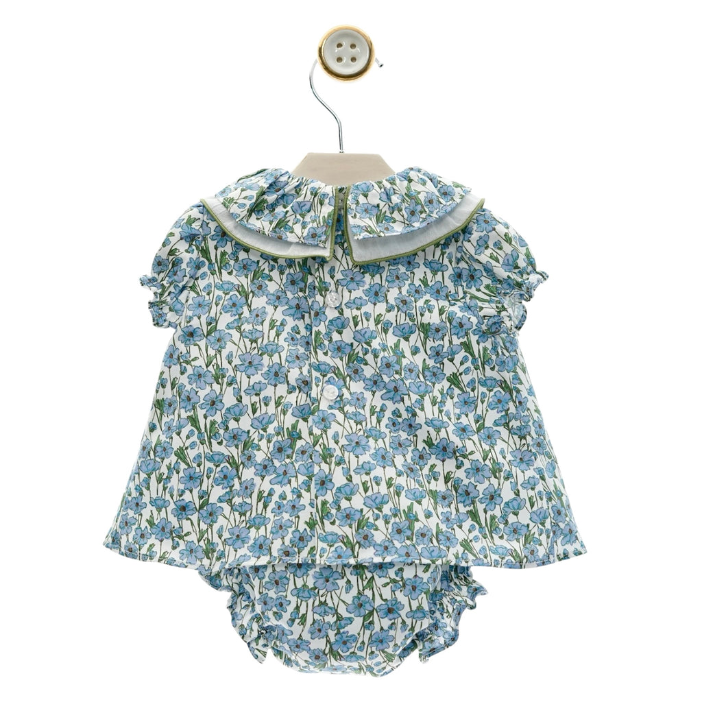 Jesusito Trovador Estampado Floral Azul Regata